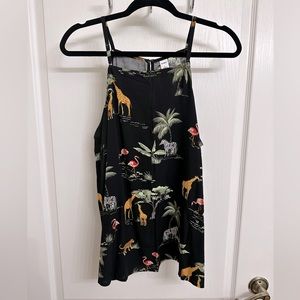 Safari print Tank top